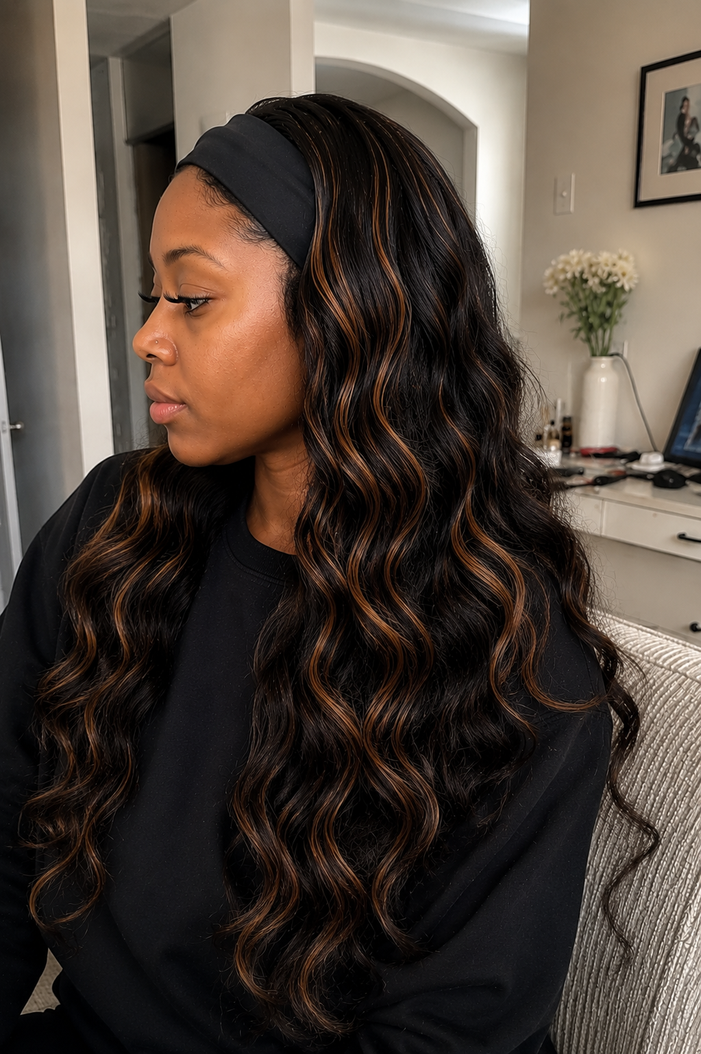 Baddie Confort Wave - Wig sans colle Wavy
